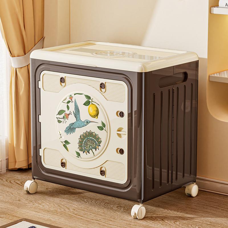 新品收纳箱整理箱大容量超大家用翻盖可折叠玩具衣物被子储物柜子