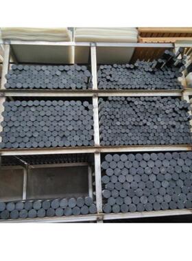 黑色玻纤尼龙66棒材 pa66-30gf棒 增强级PA66尼龙棒材