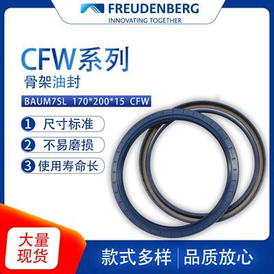 德国CFW原装BAUM7SL尺寸170*200*15骨架油封密封件耐油耐磨现货