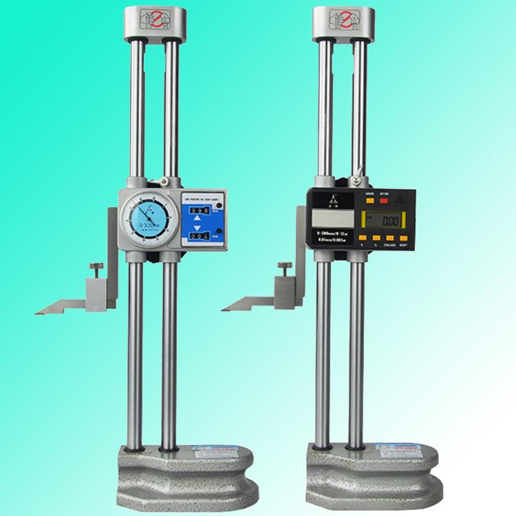 原装600mm宏峰数显式双柱划线高度卡尺0-300mm 0-600mm高度计