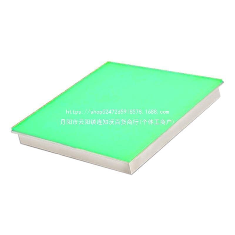 互动发光户外彩色跑重力灯地板脚地砖led外地感应音乐跳跳圆形防