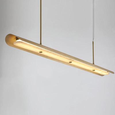 餐厅吊灯轻奢高级感2025新款现代简约饭厅吧台茶室餐桌一字长条灯