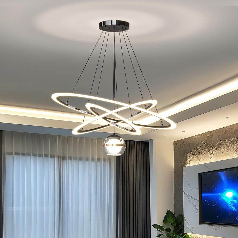 意式极简客厅吊灯简约现代大气2025年新款感护眼卧室餐厅吊灯