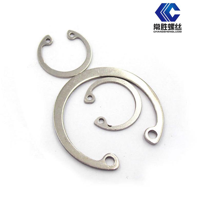 201 304不锈钢孔用挡圈卡簧 挡圈孔 标准弹性卡簧 内卡簧