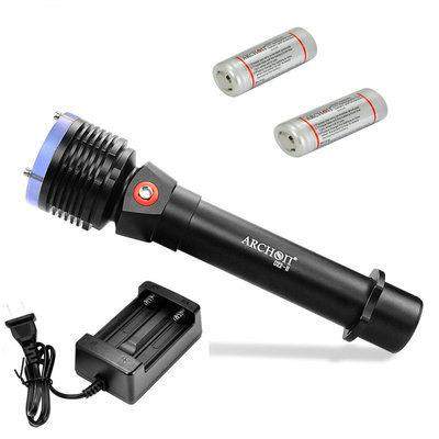 ARCHON D22II潜水手电筒1200流明水下照明奥瞳潜水手电筒