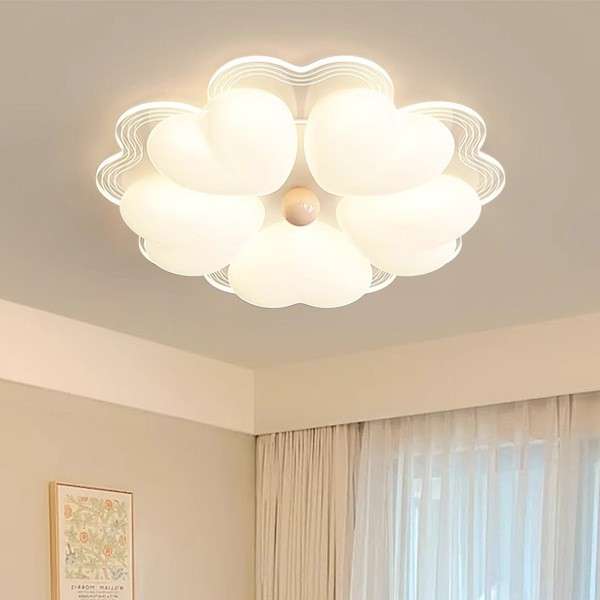 简约现代奶油风过道走廊灯创意花瓣阳台玄关吸顶灯网红爆款入户灯