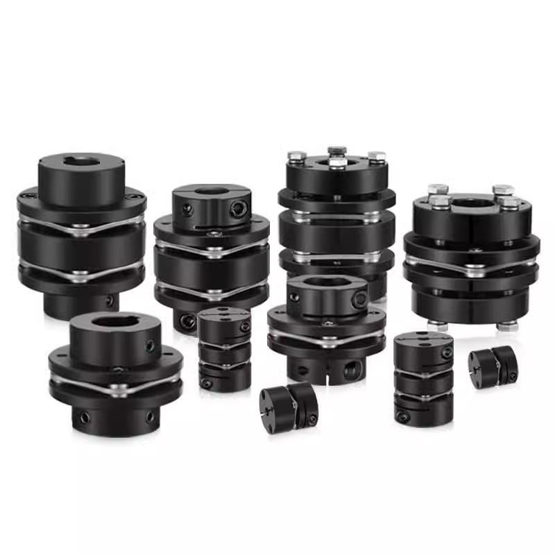 45钢DJM联轴器单膜片夹紧双膜片带胀套不锈钢大扭矩电机连轴器