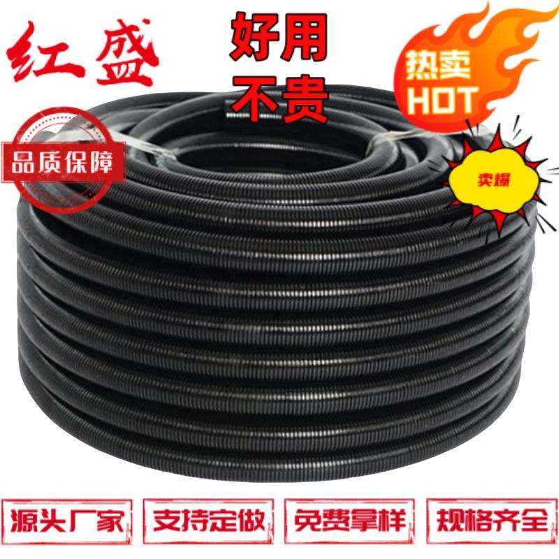 HPFA尼龙阻燃波纹管 改性PA6柔韧汽车线束波纹管电线护套穿线软管