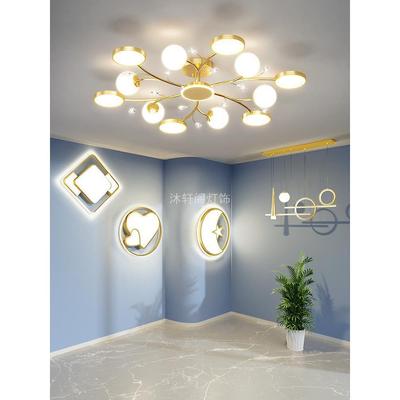 客厅吊灯主灯2025年新款2025轻奢风简约现代大气广东中山灯具大全