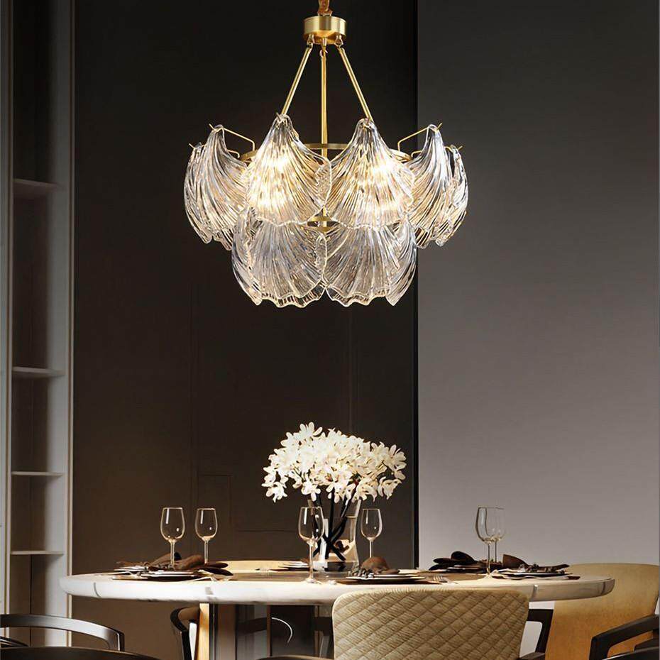 后现代轻奢水晶吊灯客厅灯简约大气全铜餐厅卧室灯饰北欧风格灯具