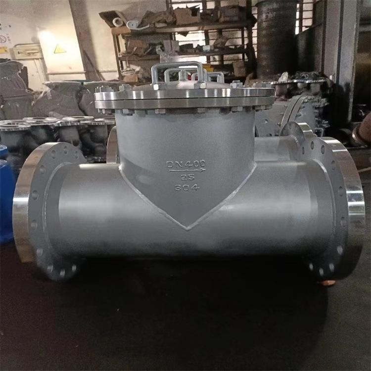 SRT-16P DN50不锈钢T型过滤器 管道直通过滤器 直流式T型法兰过滤