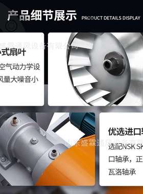 不锈钢风机4-68不锈钢一体离心风机304310S316L材质防腐蚀耐高温