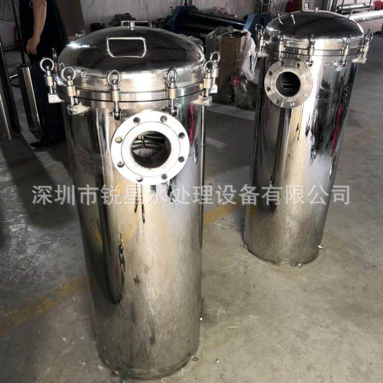 304不锈钢3袋袋式过滤器油过滤水过滤颗粒物漂浮物PP布袋式过滤器