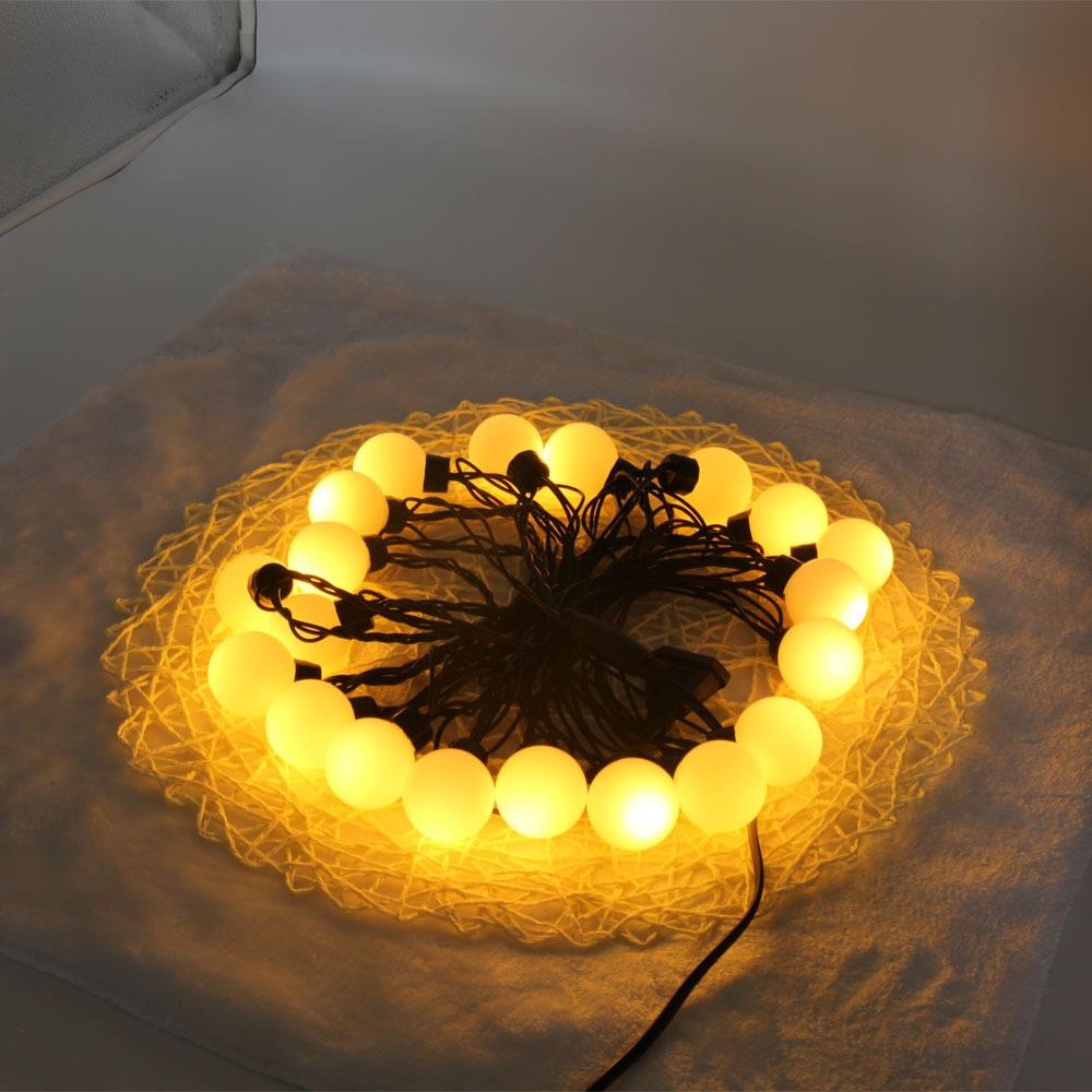 LED彩灯闪灯串灯4公分4CM大圆球双闪圣诞婚庆酒吧节日装饰灯