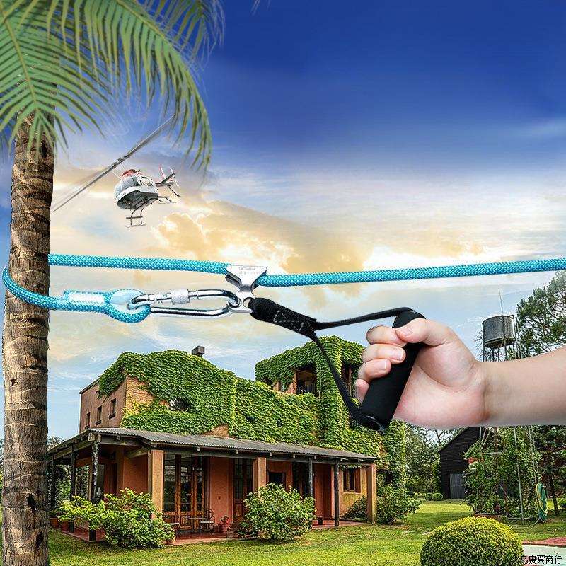 绳子加粗天台晾衣绳晾晒衣服晒被子神器户外楼顶凉衣拉的室外紧扣