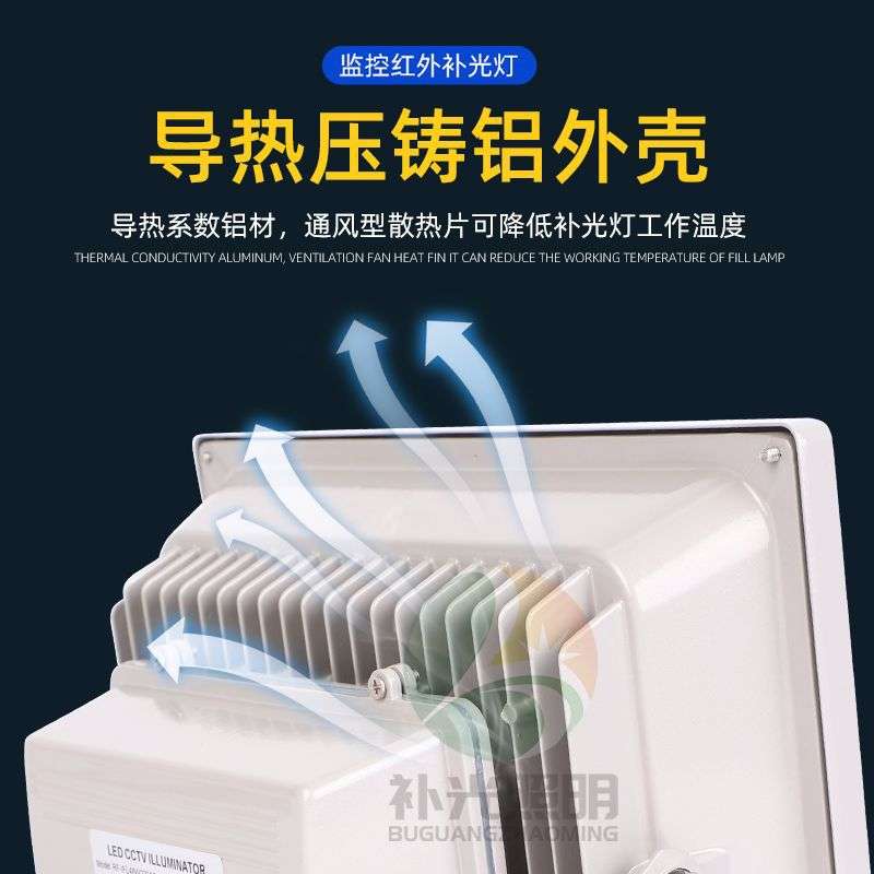 8W12W15W20W30W48W监控LED红外补光灯安防违章抓拍监控红外灯