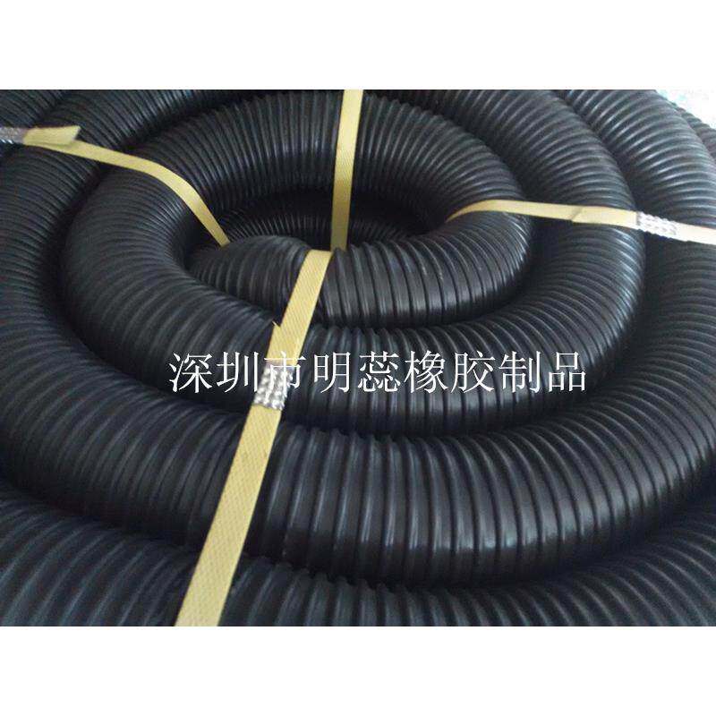 250MM/10寸风琴管工业吸尘管灰色吸排风管木工机械集尘管除尘管