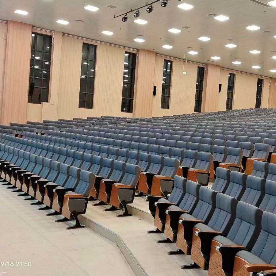 礼堂椅厂家看台椅报告厅排椅软椅学校开会座椅阶梯教室排椅会议椅