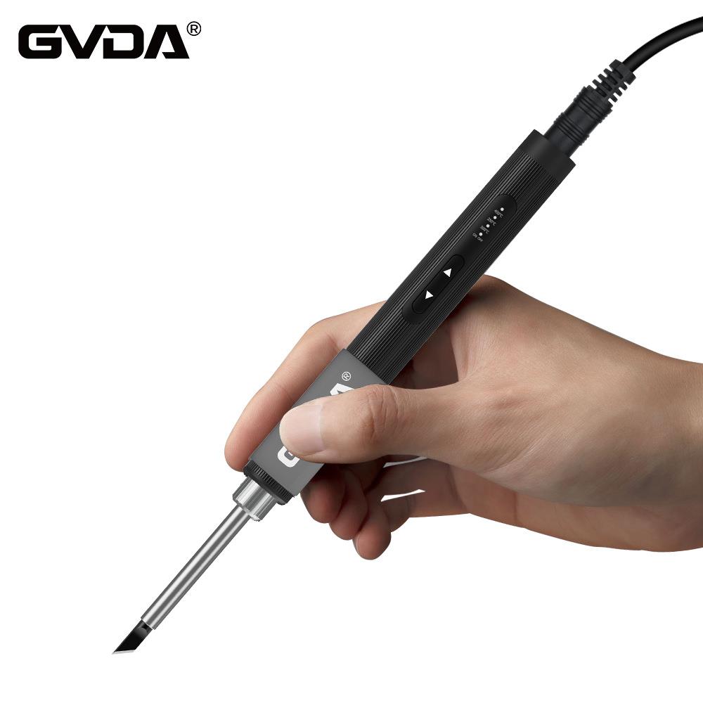 GVDA 智能电烙铁72W快速加热便携式焊笔维修焊台跨境爆款
