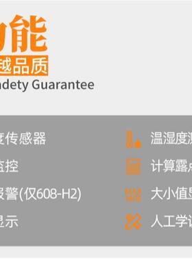 德图testo608H1温湿度计高精度室内家用挂式电子显示器湿度表