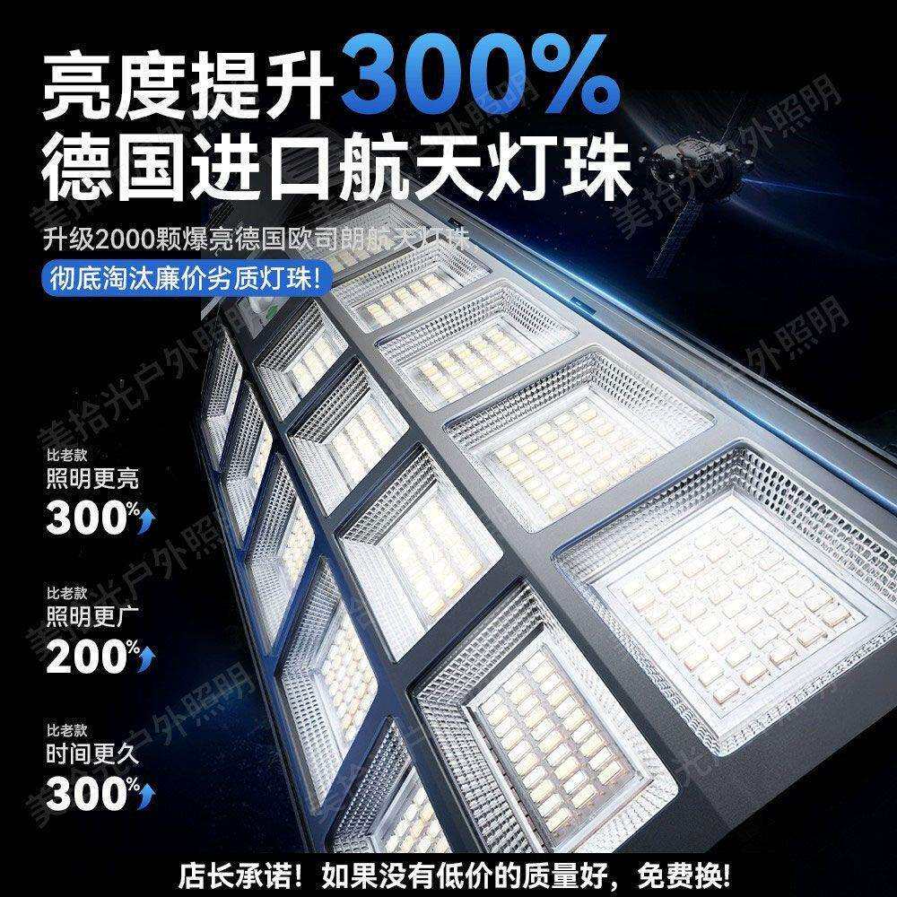 L5U2024新款太阳能户外灯人体感应庭院灯家用大功率室外led照明路