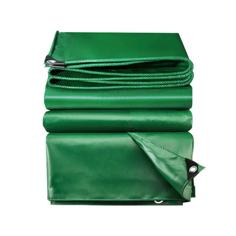 VLEN 加厚防雨防晒防火三防布12*16m防水布 油布阻燃帆布450g