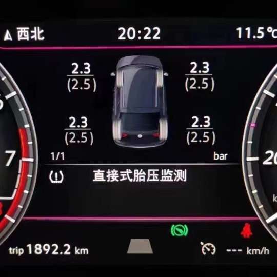 二代胎压监测迈腾帕萨特速腾途观L途安L探岳宝来朗逸CC蔚蓝高精度
