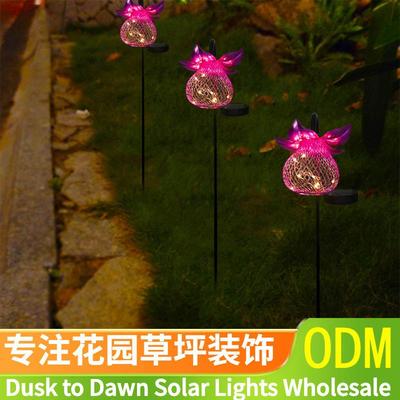 太阳能草坪灯Lawn Light Suppliers 蝴蝶兰地插灯庭院花园景观灯