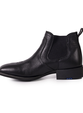 一脚蹬欧美风舒适复古切尔西靴时装英伦风短靴