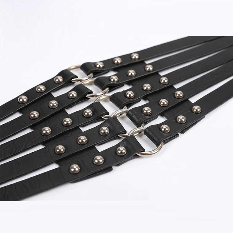 极速New brand idesign vintage metal Ring Belt Gold Ladies Wo