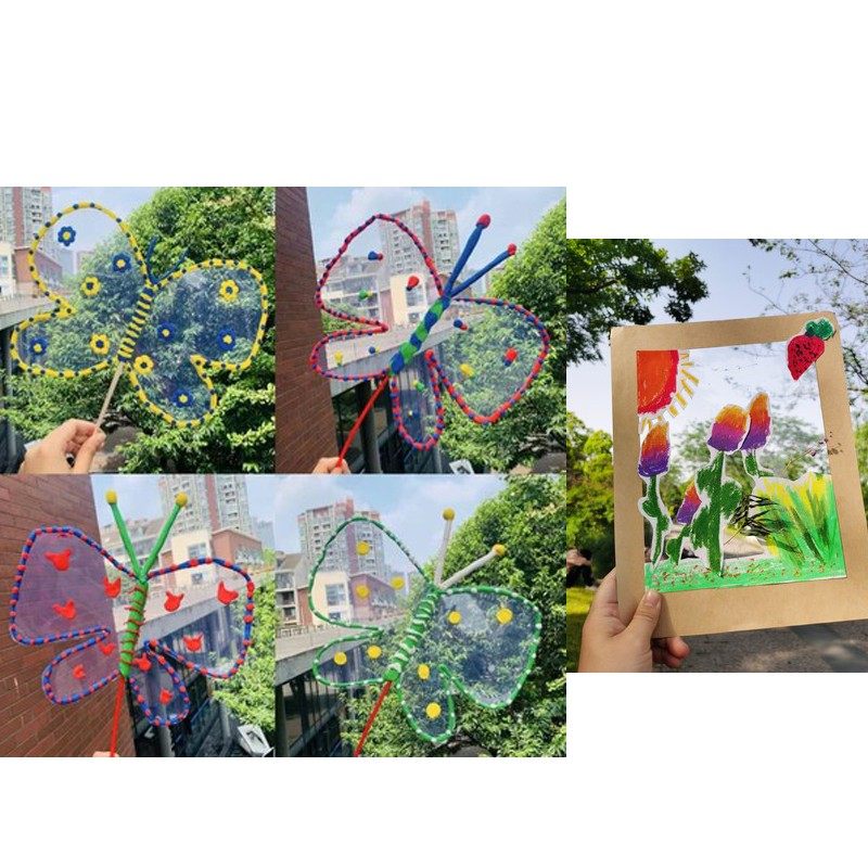 热销包邮 装订胶片封面纸A4透明胶片美术K画画塑料封皮A3胶片高透