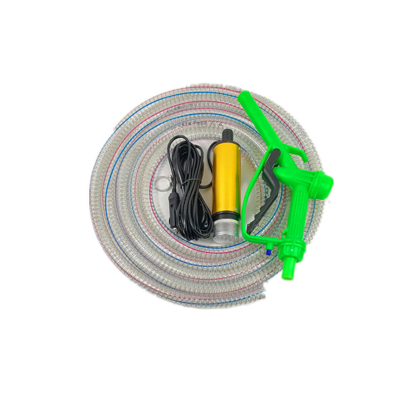热销抽油泵柴油泵12V24伏220V抽水泵电M动点烟器接头小型抽油器加