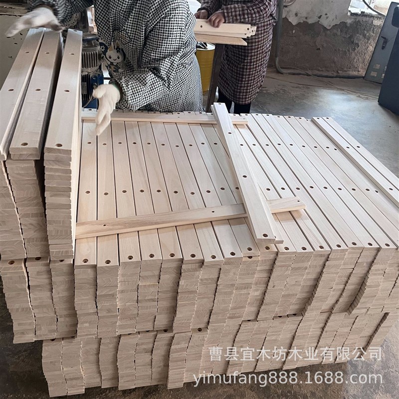 极速工厂直供桐木床板条直拼板床B板实木装饰线条加工多尺寸规格