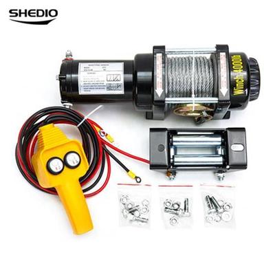 极速02船00磅e电动绞盘3000磅车A载电动绞盘F12V24V汽车电动绞盘1