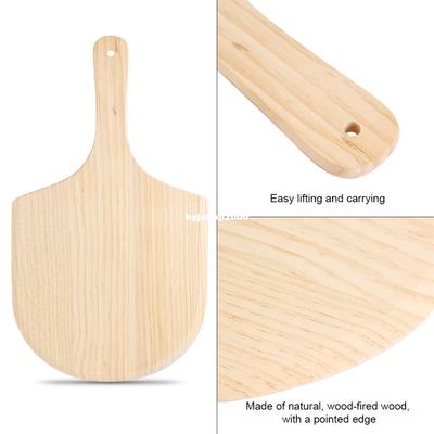 极速12/14 Inch Wood Pizza Pxeel ovel Paddle Pancake Oven Bak