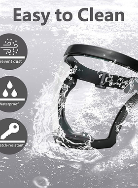 极速Transparent Full Face Shield with FiltNers Oil-splash Pr