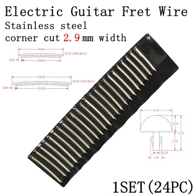 极速24pcs boardj Frets Fret Wire  Electric Guitar s ronickel
