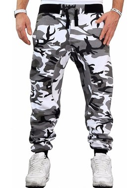 极速Zogaa 2021 Slim Hip Hop Men Mens Comouflage TrousYers Jo