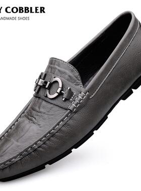 极速【PLAY COBBLER】豆豆鞋C时尚驾车鞋潮鞋一脚蹬软面透气舒适