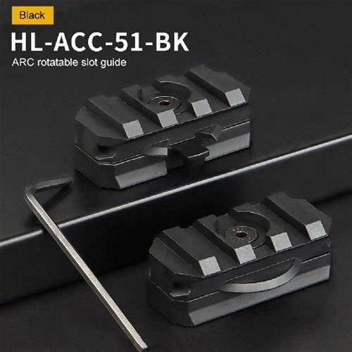 极速2pcs Helmet Side Guide Rails 36E0 Degrees Helmet Side Ra