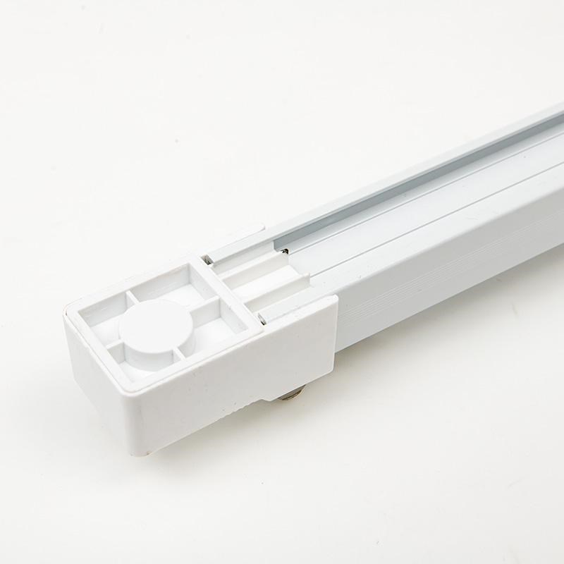 极速一体弯曲轨道窗帘弯轨道不卡顿顺滑铝合金Q顶装侧装单轨双轨