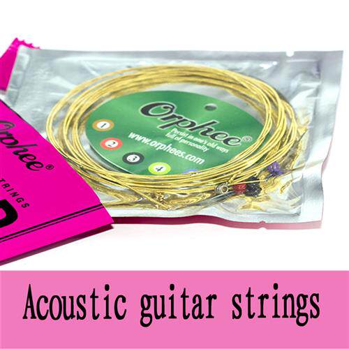 极速1 set ACOUSTIC Guitsar String Hexagonal core+8% nickel F