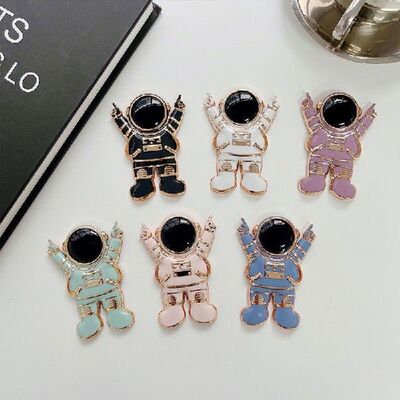 极速6D Plating Astronaut FoldingD Mobile Phone Stand Holder