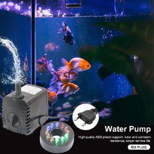 极速8W 600L/H Submersible Water Pump HAquarium Fishbowl Foun