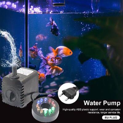极速8W 600L/H Submersible Water Pump HAquarium Fishbowl Foun