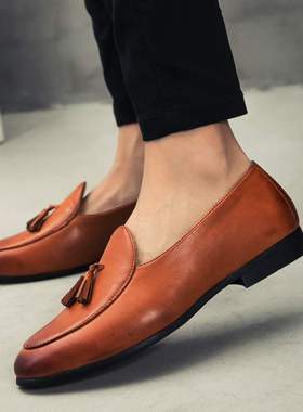 极速Barberes leather shoes mens new summer casual shoes so