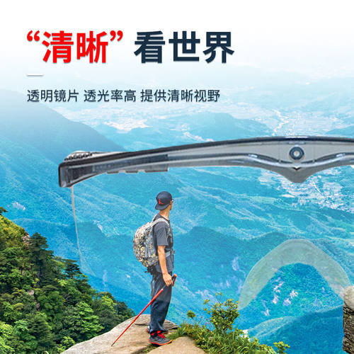 极速霍尼韦尔100300护目镜S20B0Aplus防雾防刮擦透明镜片水晶蓝镜