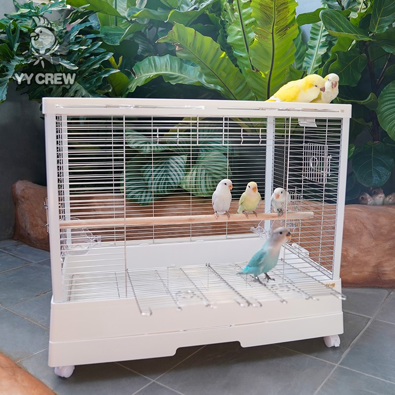 极速鹦鹦队 优g嗖700鸟笼大空间牡丹玄凤大号别墅304不锈钢家用笼