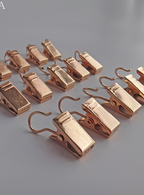 极速XZJJA 20Pcs kSturdy Durable Metal Curtain s Shower Hooks