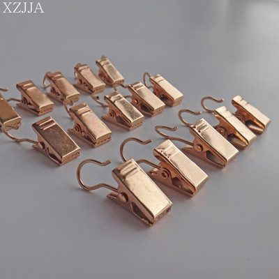极速XZJJA 20Pcs kSturdy Durable Metal Curtain s Shower Hooks